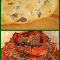 Combo pan toscano Tomates asados a la oliva